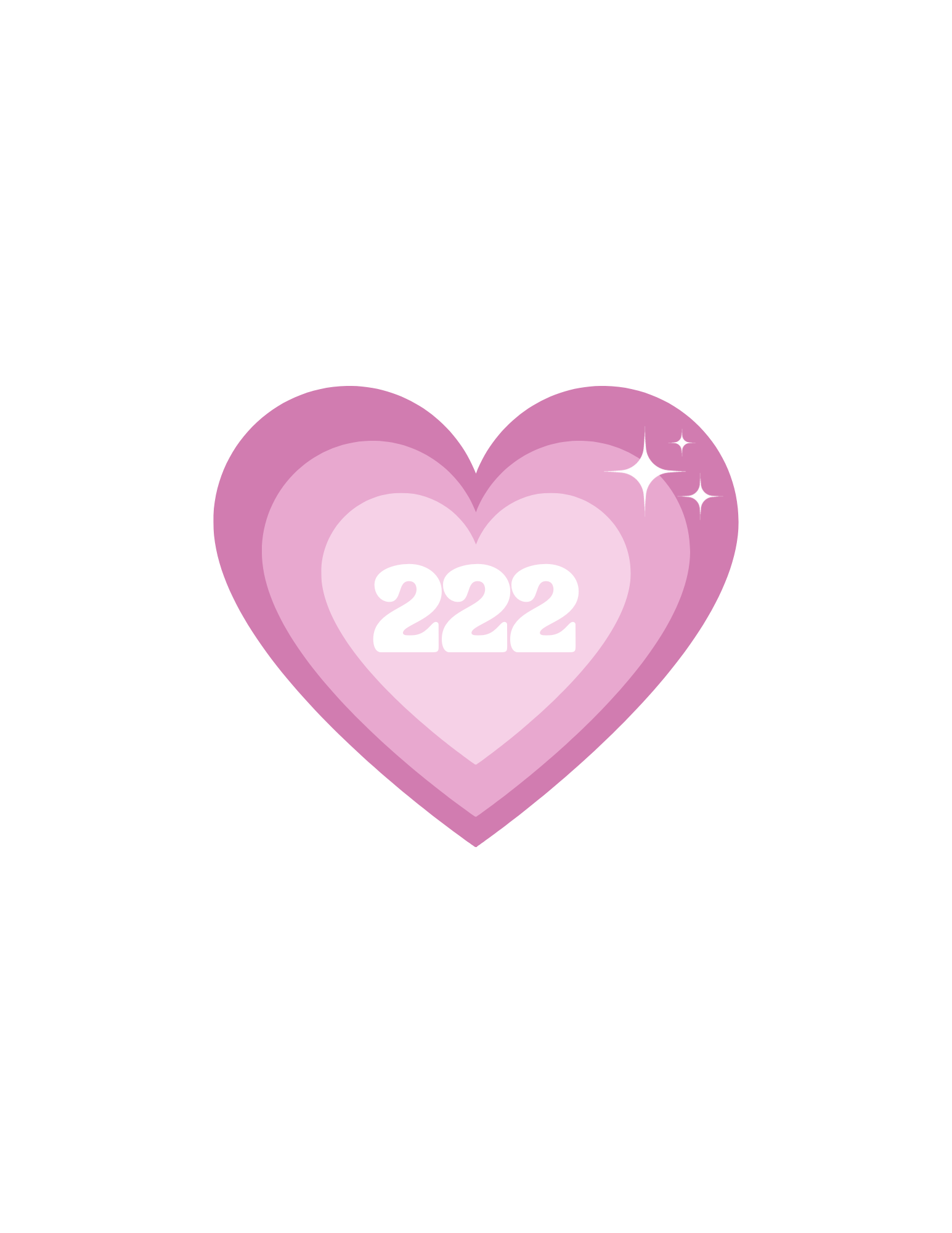 Angel Number 222 Sticker